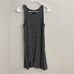 A New Day Black/White Striped Dress Size XS